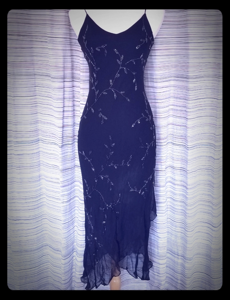 Sue Wong Vintage black beaded gown
